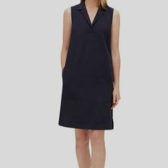 Lafayette 148 Sleeveless Notch Collar Dress – Khaki – 6 – NWOT - Picture 9 of 11